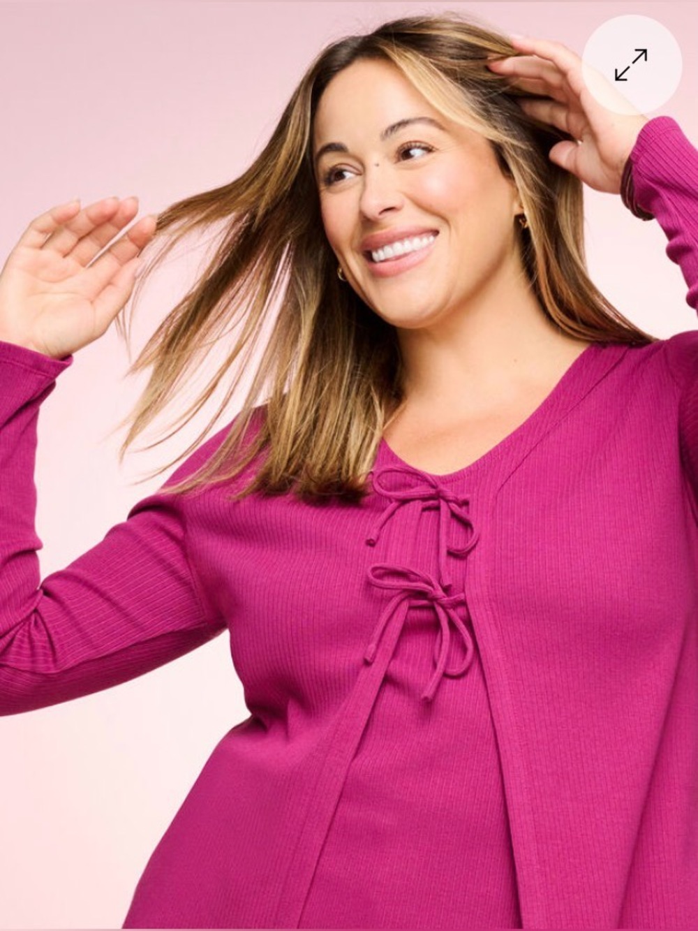 Talbots Ribbed Cardigan Set – Size Small - Picture 2 of 9